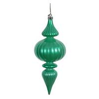 Vickerman 7" Seafoam Candy Finial Ornament (6 pack)