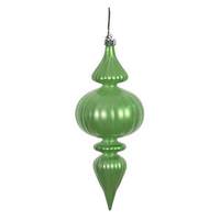 Vickerman 7" Celadon Candy Finial Ornament (6 pack)