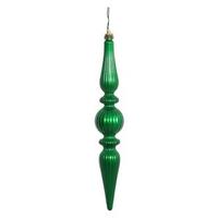 Vickerman 9" Green Candy Finial Drop Ornament (6 pack)