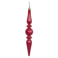 Vickerman 9" Magenta Candy Finial Drop Ornament (6 pack)