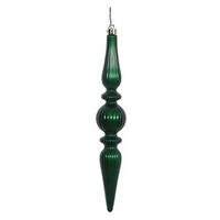 Vickerman 9" Emerald Candy Finial Drop Ornament (6 pack)