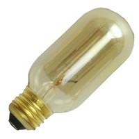 Vickerman 40 watt 120 volt T45 Medium Screw Base Clear Amber Finish