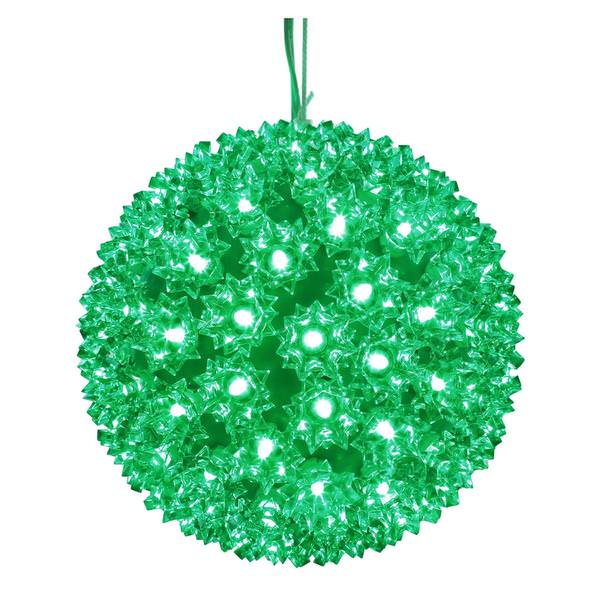 6" 50 Light Green Starlight Sphere LED Christmas Light