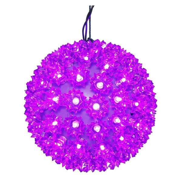 6" 50 Light Purple Starlight Sphere LED Christmas Light