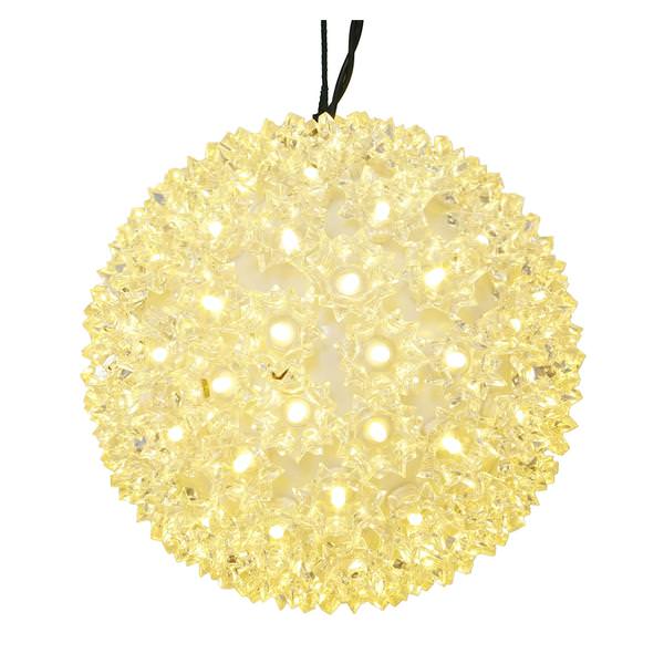 7.5" 100 Light Warm White Starlight Sphere LED Christmas Light