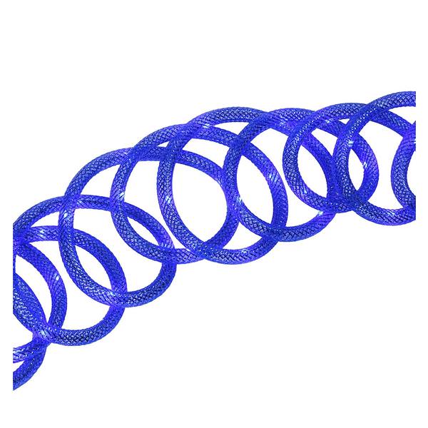 18' Blue LED Mesh Rope Garland