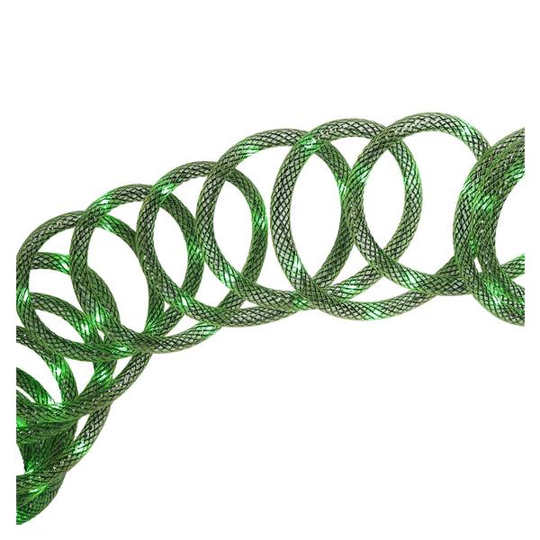 18' Green LED Mesh Rope Garland