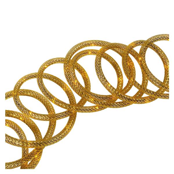 18' Gold LED Mesh Rope Garland