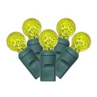 Vickerman 100 Light 34' Green Wire Lime G12 Berry LED Miniature String with 4" Spacing