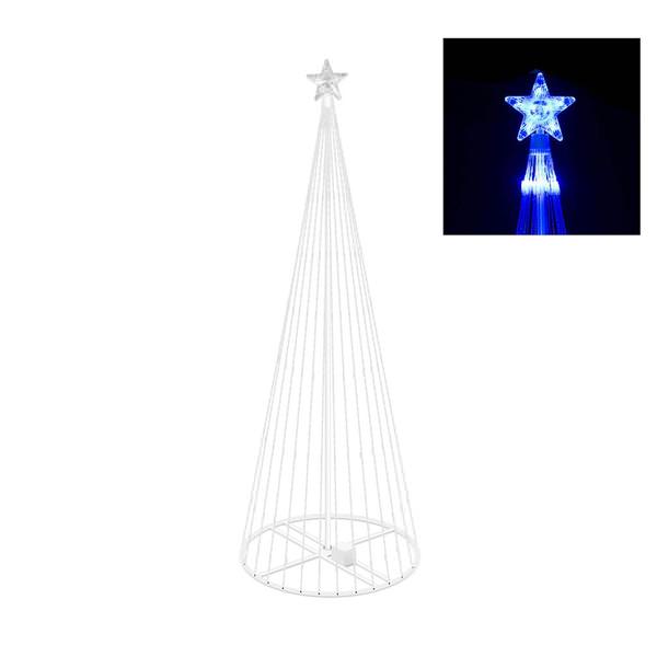 4' x 24" Light Show Tree 152 Blue LED Lights