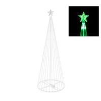 Vickerman 4' x 24" Light Show Tree 152 Green LED Lights