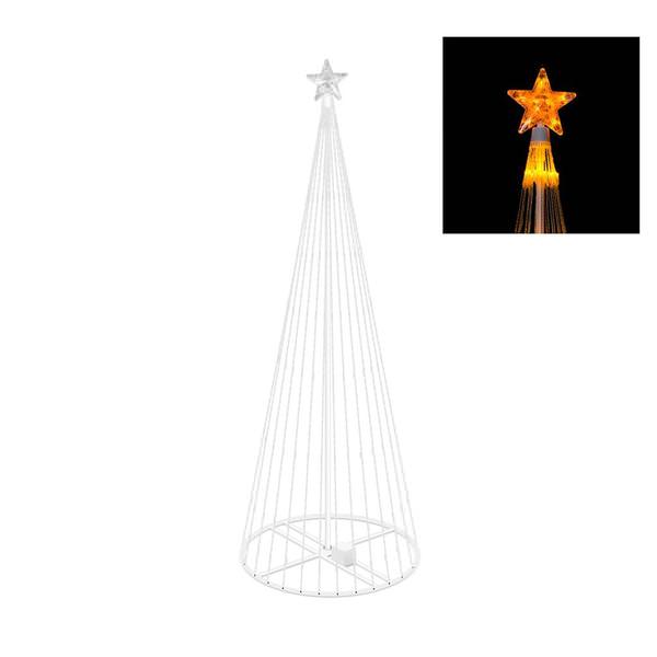4' x 24" Light Show Tree 152 Gold LED Lights