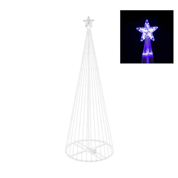 9' Light Show Tree 344 Purple LED Lights