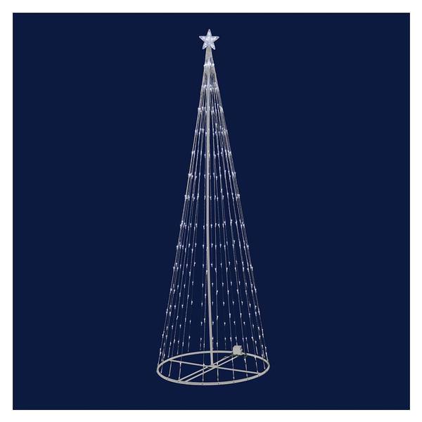 12' x 40" Light Show Tree 440 Warm White Lights