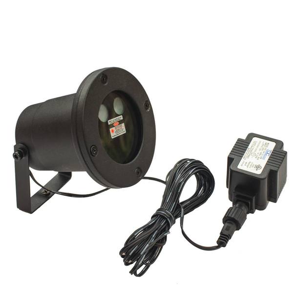 6" Red-Green Dot Outdoor Laser Projector Light with Remote