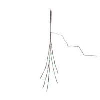 View 36" Artificial Green Twig Electric Wide Angle LED Lighted Branch (60 Green Lights)