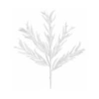 Vickerman 22" White Glitter Heather Spray (12 pack)