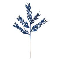 Vickerman 22" Blue Glitter Heather Spray (12 pack)
