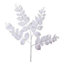 Vickerman 22" White Glitter Honey Locust Spray (12 pack)