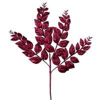 Vickerman 22" Burgundy Glitter Honey Locust Spray (12 pack)