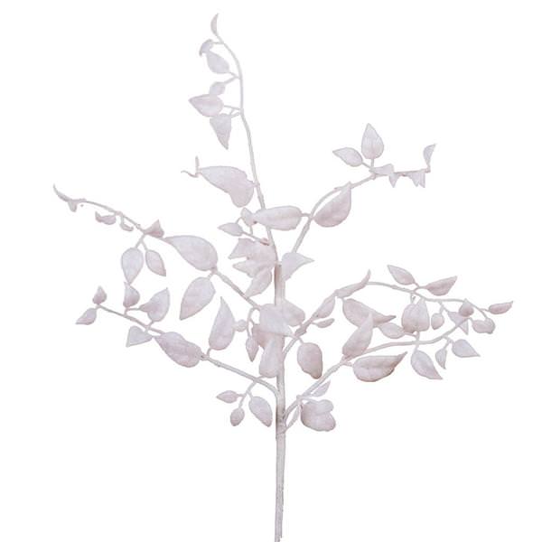 22" White Glitter Mini Locust Spray (12 pack)