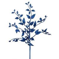 Vickerman 22" Blue Glitter Mini Locust Spray (12 pack)
