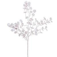 Vickerman 22" White Glitter Eucalyptus Spray (12 pack)