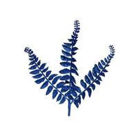 Vickerman 22" Blue Glitter Locust Fern Spray (12 pack)