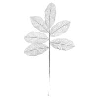 Vickerman 22" White Glitter Magnolia Spray (12 pack)