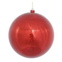 Vickerman 10" Red Shiny Mercury Ball Ornament