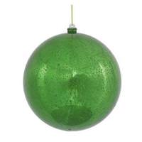 Vickerman 10" Green Shiny Mercury Ball Ornament