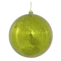 Vickerman 10" Lime Shiny Mercury Ball Ornament
