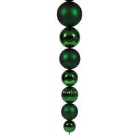 Vickerman 9' UV Resistant Emerald Ball Garland