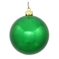 Vickerman 2.4" Green Shiny Ball Ornament (24 pack)