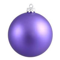 Vickerman 2.4" Purple Matte Ball Ornament (24 pack)