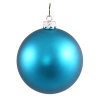Vickerman 2.4" Turquoise Matte Ball Ornament (24 pack)