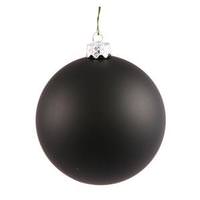 View 2.4" Black Matte Ball Ornament (24 pack)