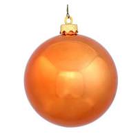 Vickerman 2.4" Burnished Orange Shiny Ball Ornament (24 pack)