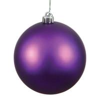 Vickerman 2.4" Plum Matte Ball Ornament (24 pack)