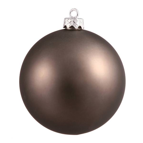 2.4" Pewter Matte Ball Ornament (24 pack)