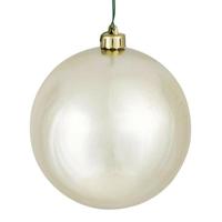 View 2.4" Champagne Shiny Ball Ornament (24 pack)