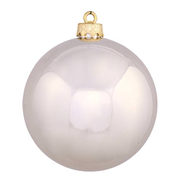 2.4" Champagne Shiny Ball Ornament (24 pack)