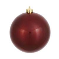 Vickerman 3" Burgundy Candy Ball Ornament (12 pack)