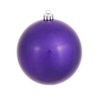 Vickerman 3" Purple Candy Ball Ornament (12 pack)