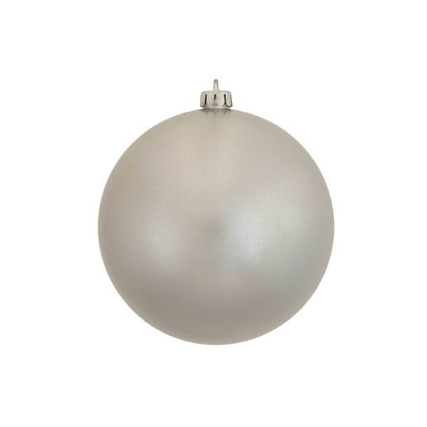 3" Silver Candy Ball Ornament (12 pack)