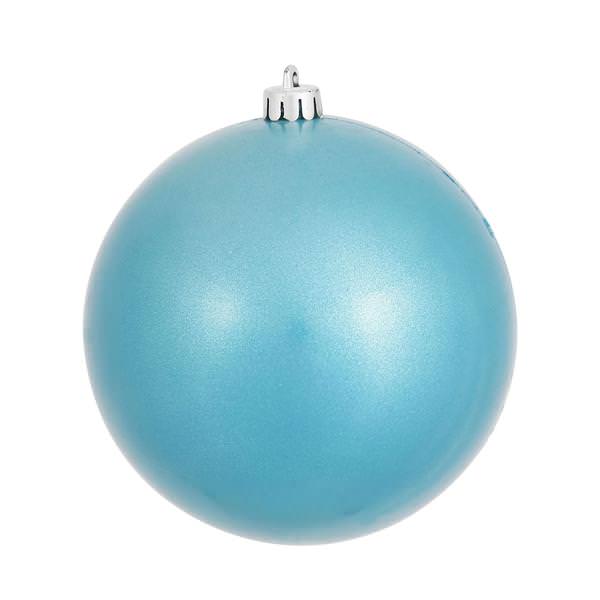 3" Turquoise Candy Ball Ornament (12 pack)