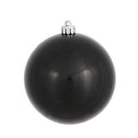 View 3" Black Candy Ball Ornament (12 pack)