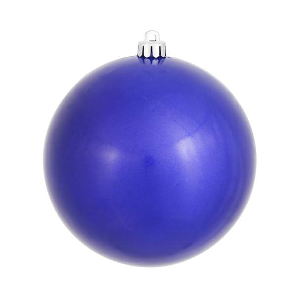3" Cobalt Candy Ball Ornament (12 pack)