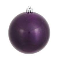 View 3" Plum Candy Ball Ornaments (12 pack)