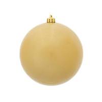 Vickerman 3" Champagne Candy Ball Ornament (12 pack)